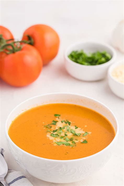 Roasted Garlic And Tomato Soup Recipe Simply Stacie