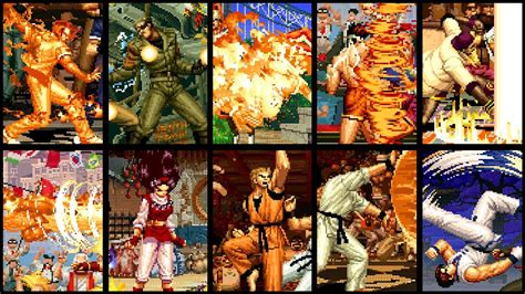 The King Of Fighters 94 All Desperation Moves YouTube