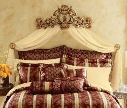 My fascination with antique doll crowns trickles down to bed crowns as well. Antique golden bed crown | Bed crown, Bed crown canopy ...