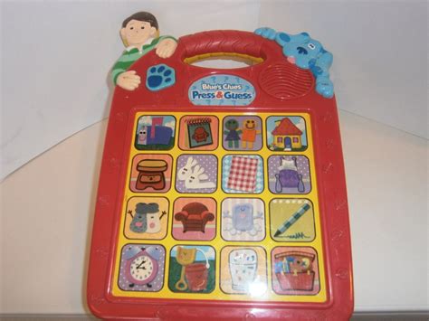 Used Blues Clues Blues Electronic Talking Game Learning Press And Guess