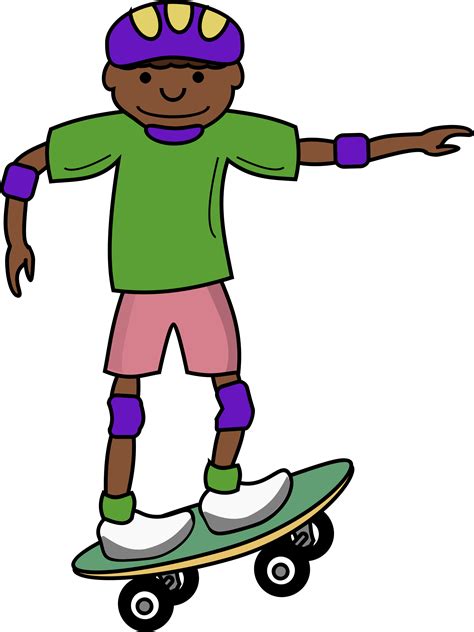 Clipart Boy Skateboard Clipart Boy Skateboard Transparent Free For