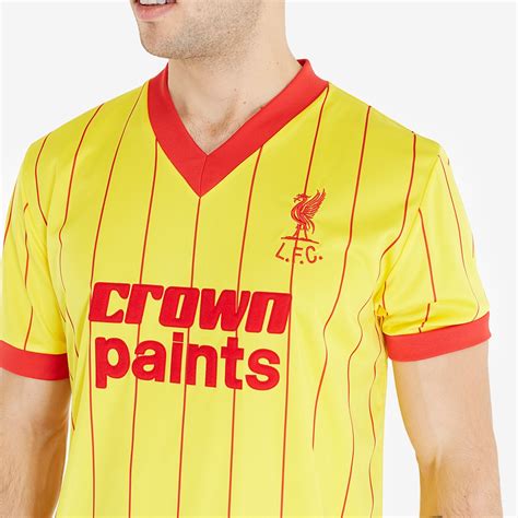 Liverpool Fc Mens Retro 1982 Away Shirt Lfc Official Sports And Outdoors