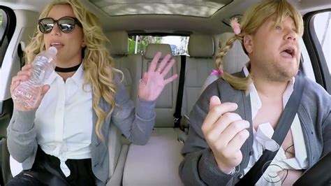 Britney Spears Sings Live During Carpool Karaoke Video