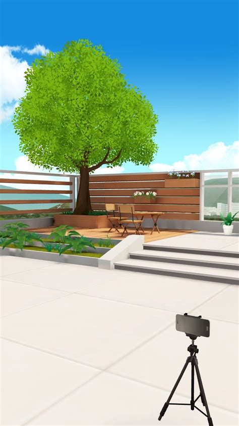 Zepeto House Background Rooftop Backgrounds Wallpaper Quick