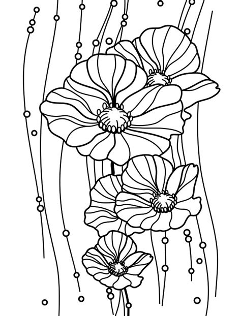top  printable poppy flower coloring pages  coloring pages