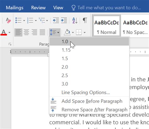 Changing the spacing between words, the stretch of the word on powerpoint is very simple, similar to adjusting the word stretch on word. Word 2016: Line and Paragraph Spacing - Page 1