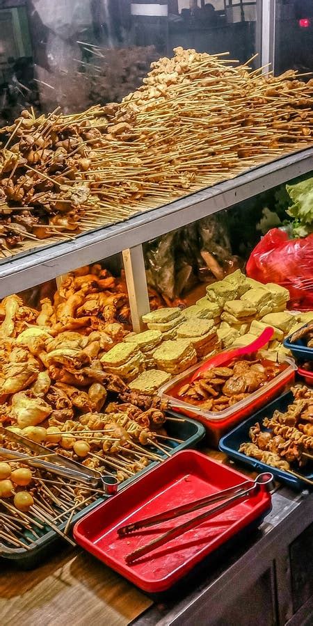 Tempting Indonesian Street Food On Market Stock Image Image Of Market