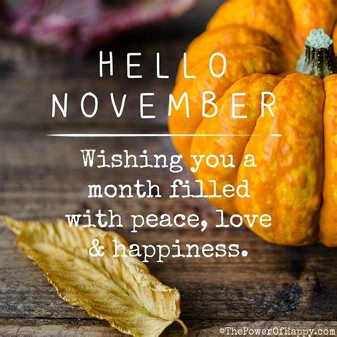 Hello November Happy New Month November Happy New Month Images Happy