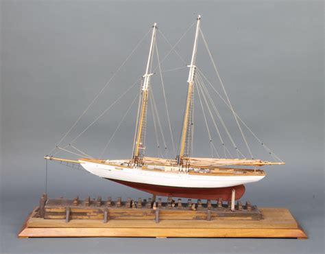 A Wooden Model Of The Grand Banks Schooner Alice 81cm 3rd January