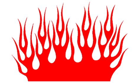 Flame Sticker Decal 015