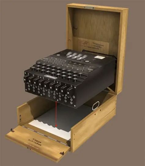 German M4 Naval Enigma Machine Papercraft