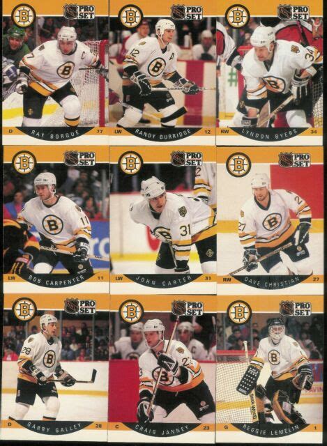 1990 91 Pro Set Hockey Complete Series 1 Set 1 405 Ebay