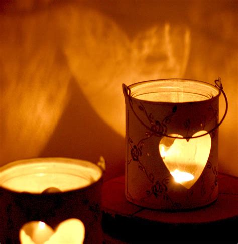 Heart Detailed Tea Light Candle Holder Lantern By Made With Love