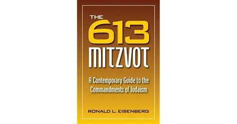 The 613 Mitzvot By Ronald L Eisenberg