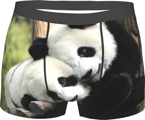 Cute Panda Mens Boxer Briefs Shorts Leg Underwear S Xxl At Amazon Mens Clothing Store