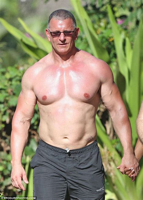 Chef Robert Irvine 49 Displays Ripped Chest On Romantic Stroll With