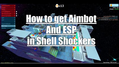 How To Get AIMBOT AND ESP In SHELL SHOCKERS YouTube