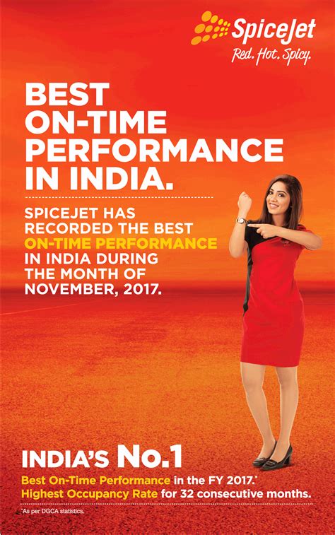 Now you can also get your queries resolved over whatsapp! Spicejet Red Hot Spicy Best On Time Performance In India ...