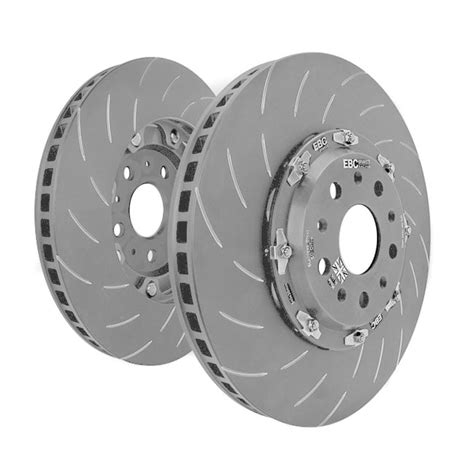 Ebc 2 Piece Slotted Brake Rotors Pair