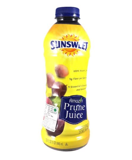 Plastic Sunsweet Prune Juice Packaging Size 946ml Packaging Type