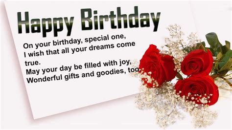 Birthday Wishes For Someone Special In Your Life Special Birthday Wishes