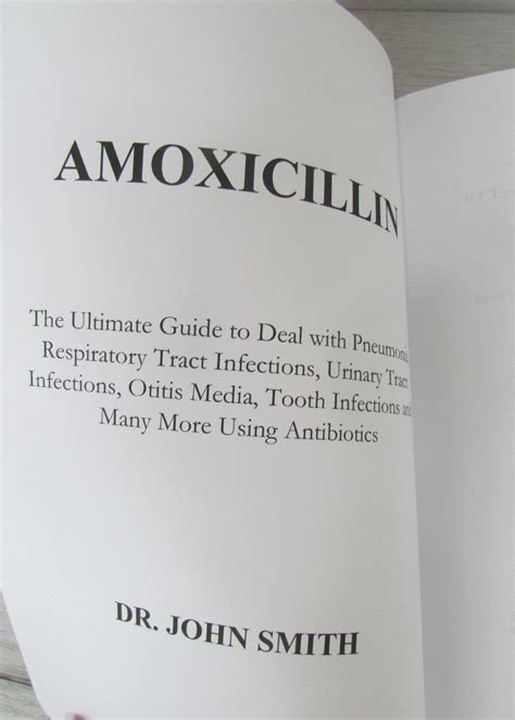 Amoxicillin The Ultimate Guide To Deal With Pneumonia Re By Smith Dr John Ebay