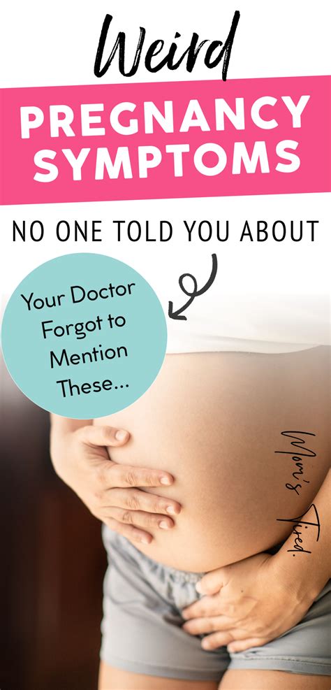 Weird Pregnancy Symptoms No One Told You About Moms Tired