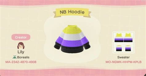 The Animal Crossing Character Is Wearing A Purple White And Yellow