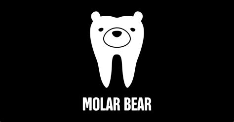 Molar Bear Cute Dentist Orthodontist Orthodontist Sticker Teepublic