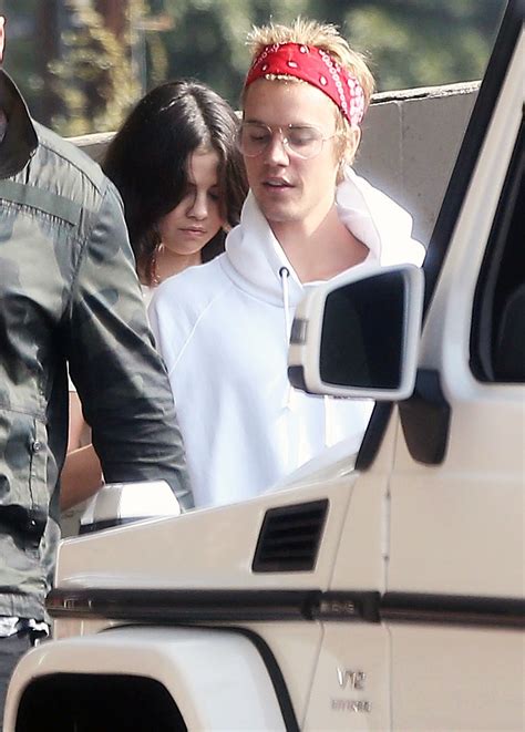 The two only reconciled in october and already she has allowed the sorry hitmaker move into her posh los angeles home; Justin Bieber, Selena Gomez Enjoy Church Outing Together