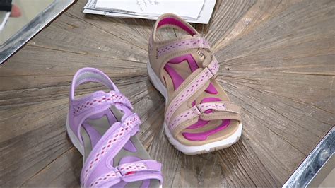 Ryka Adjustable Sport Sandals Ginger On Qvc Youtube