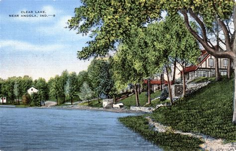 Clear Lake Historical Postcards Steuben County Indiana