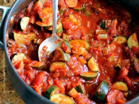 Homemade Arrabbiata Sauce With Zucchini The Only Tomato Sauce Youll