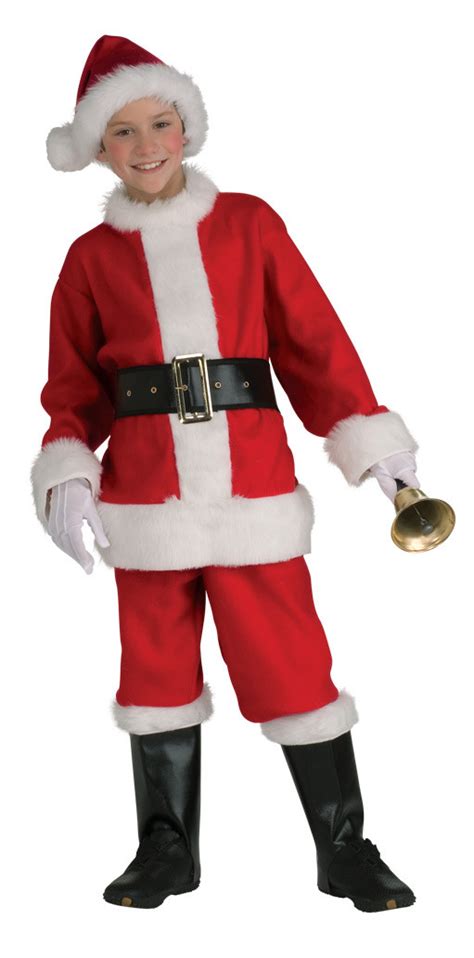 Child Santa Suit Costume Deluxe 4642