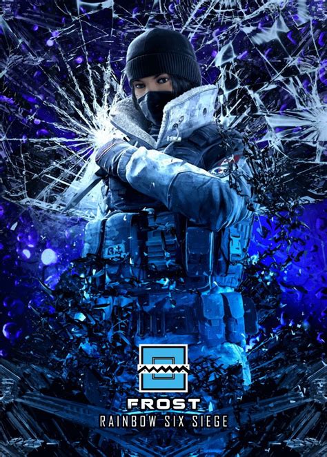 Rainbow Six Siege Operators Frost Displate Artwork By Artist Syanart