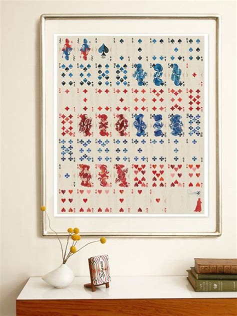 Playing Card Crafts Playing Cards Art Vintage Playing Cards Diy Wall