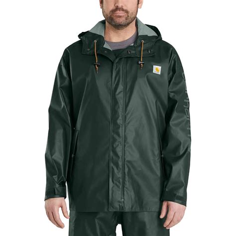 Carhartt Lightweight Waterproof Rain Storm Coat Mens