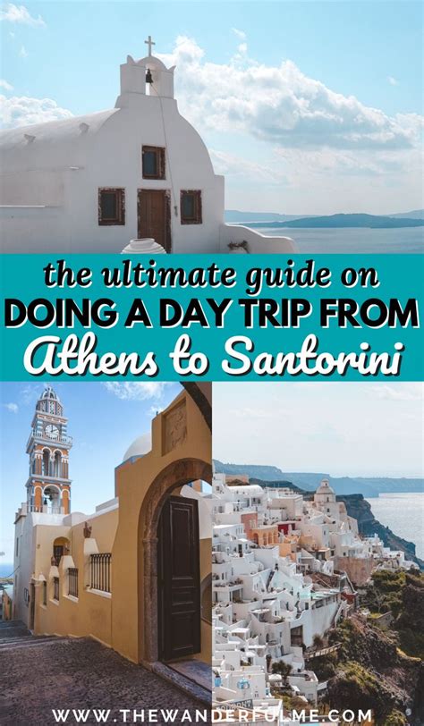 Day Trip To Santorini From Athens • The Ultimate Santorini Day Trip