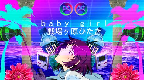 anime vaporwave wallpapers top free anime vaporwave backgrounds wallpaperaccess
