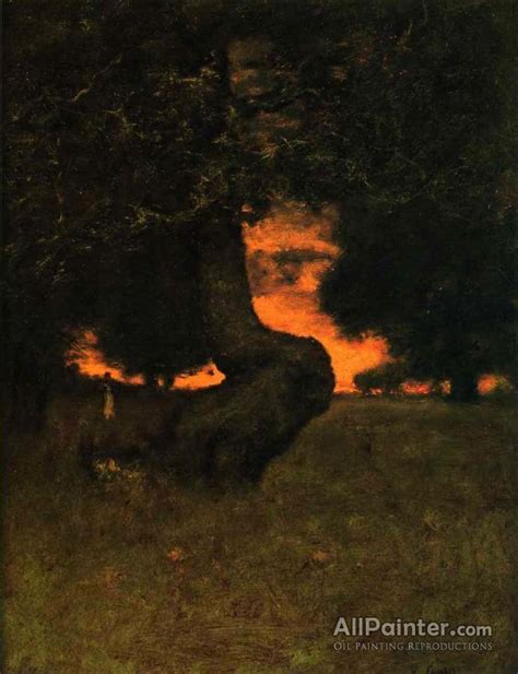 George Inness Sundown Oil Painting Reproductions For Sale Allpainter