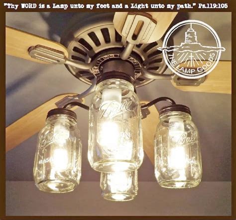 Mason Jar Ceiling Fan Light Craftmade Light Fixtures The Lamp Goods