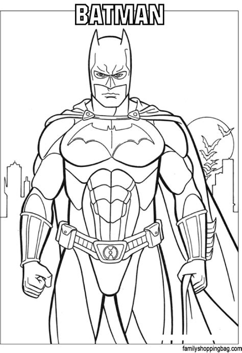 Free Printable Batman Coloring Pages And More Lil