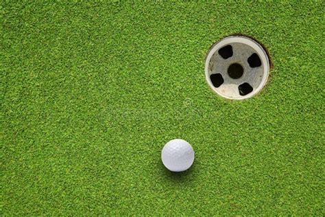 Golf Hole On A Field Stock Image Image Of Activity Round 24348039
