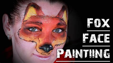 Easy Fox Face Painting tutorial inspired by Zootopia movie ... Real tim video tutorial by unmask art: