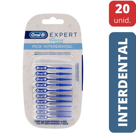 pick interdental expert oral b 20 unidades