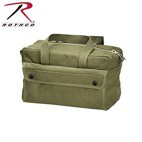 Rothco Mechanics Tool Bag W Brass Zipper Olive Drab Spider Tactical