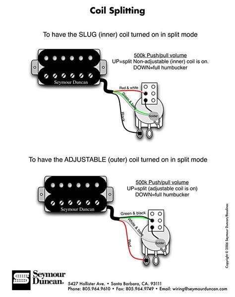 Diagram wire diagram for telecaster full version hd quality for. Wiring Diagram for splitting the humbucker into a single coil | Guitar pickups, Guitar building ...