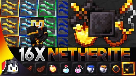 Netherite 16x Mcpe Pvp Texture Pack Fps Friendly By Emmalynnpacks