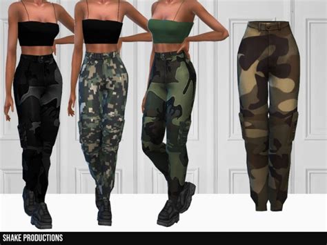 The Sims Resource 336 Cargo Pants By Shakeproductions Sims 4 Downloads