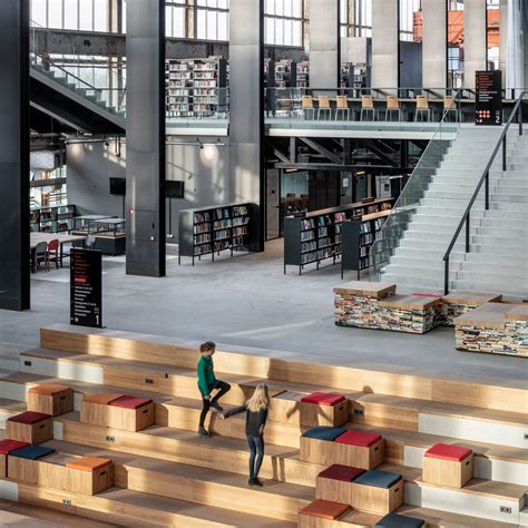 Civic Architects Creates Public Library In Vast Locomotive Shed Dr